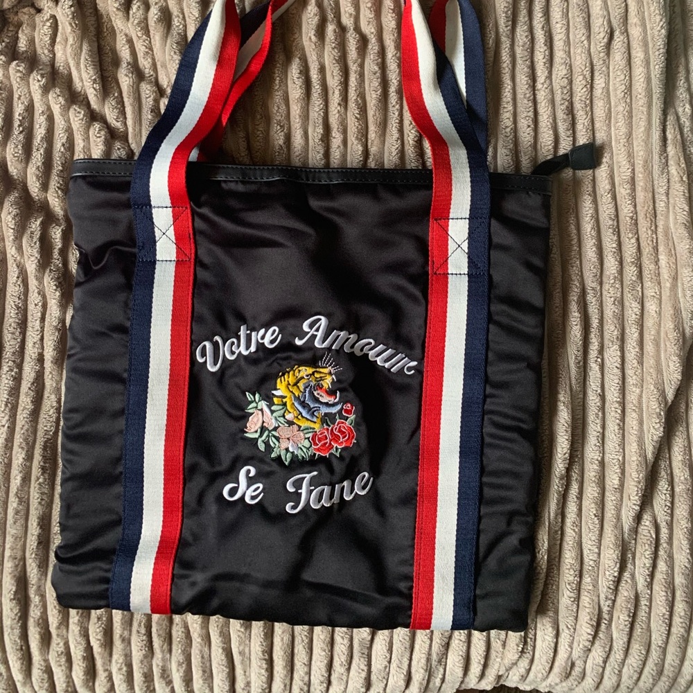 Embroidered Tote Bag